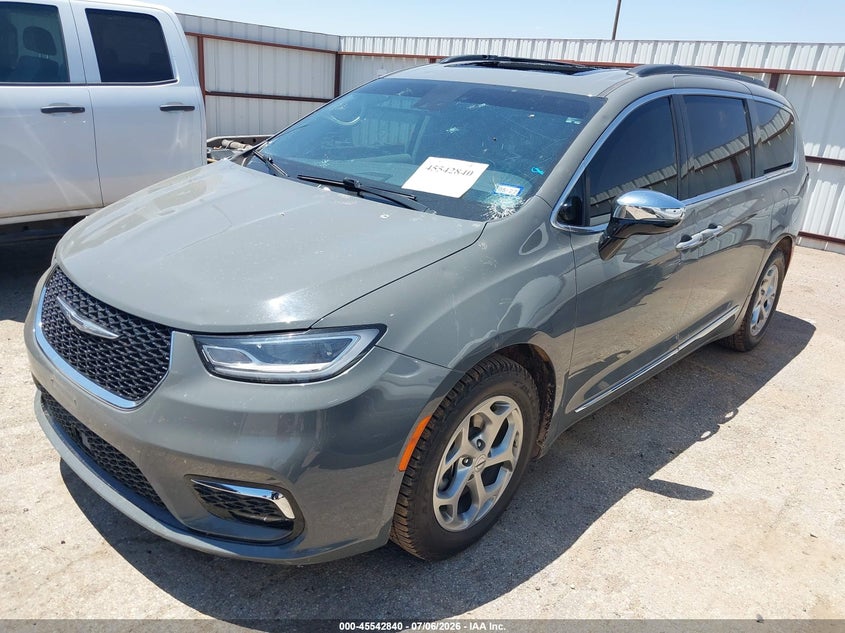 Vin: 2c4rc1gg9pr606064, lot: 46041109, chrysler pacifica limited 20232