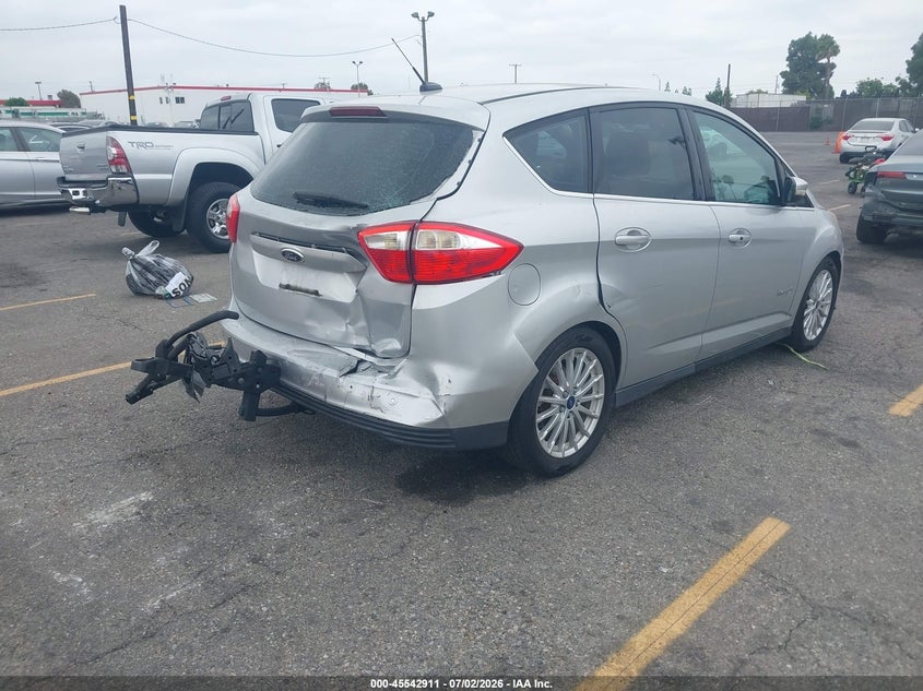 Vin: 1fadp5bu6dl555734, lot: 46041181, ford c-max hybrid sel 20134