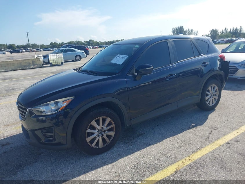 2016 Mazda CX-5, Rear, IAAI, VIN JM3KE2BY7G0876395 — photo 2