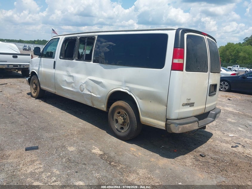 Vin: 1gazg1fg2e1124634, lot: 46041213, chevrolet express 3500 lt 20143