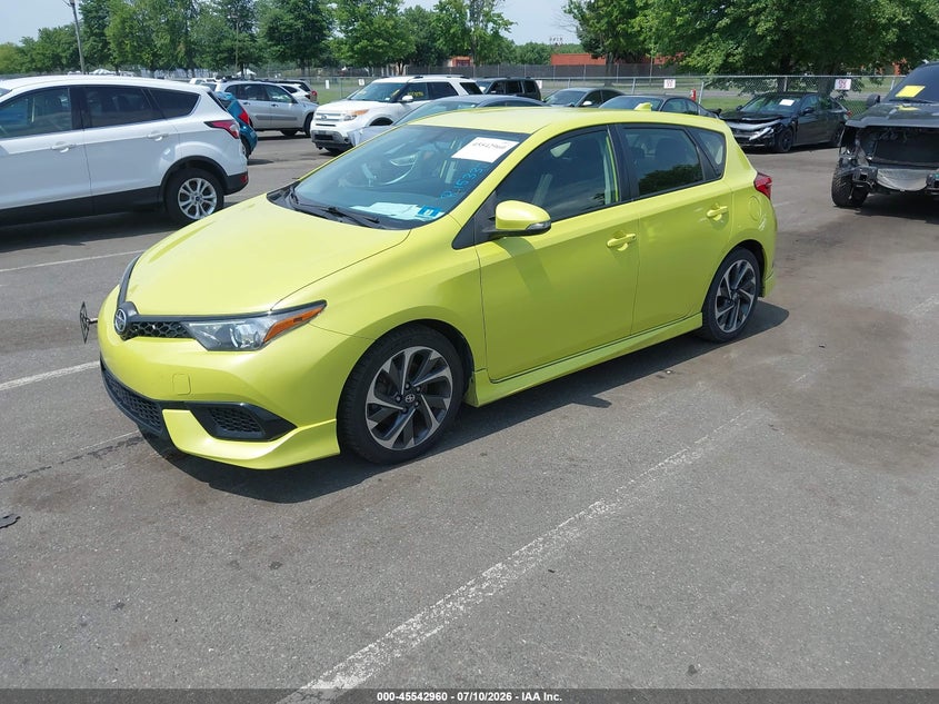 Vin: jtnkarje7gj504968, lot: 46041229, scion im 20162