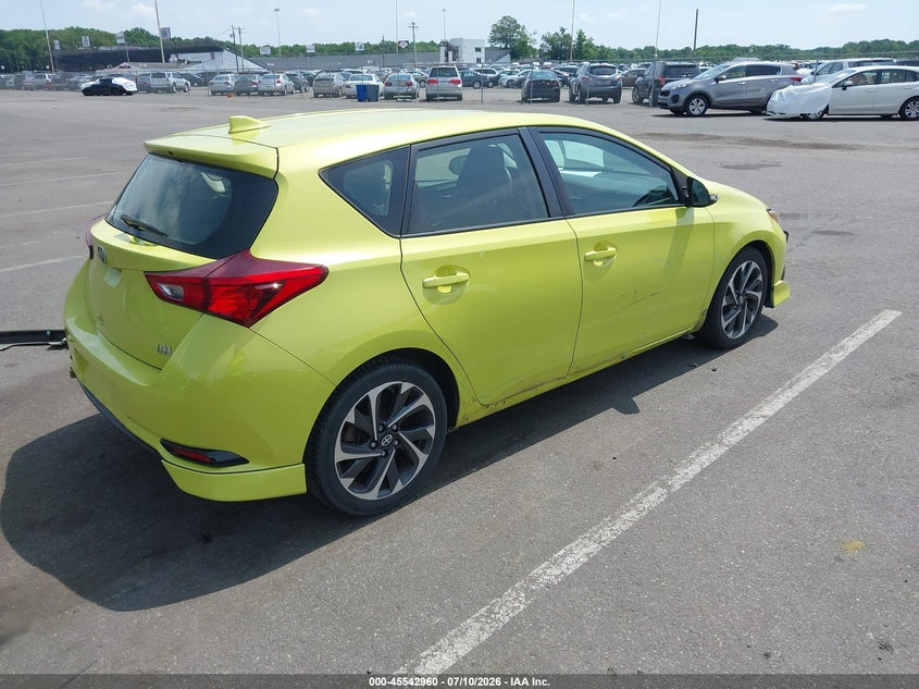 Vin: jtnkarje7gj504968, lot: 46041229, scion im 20164