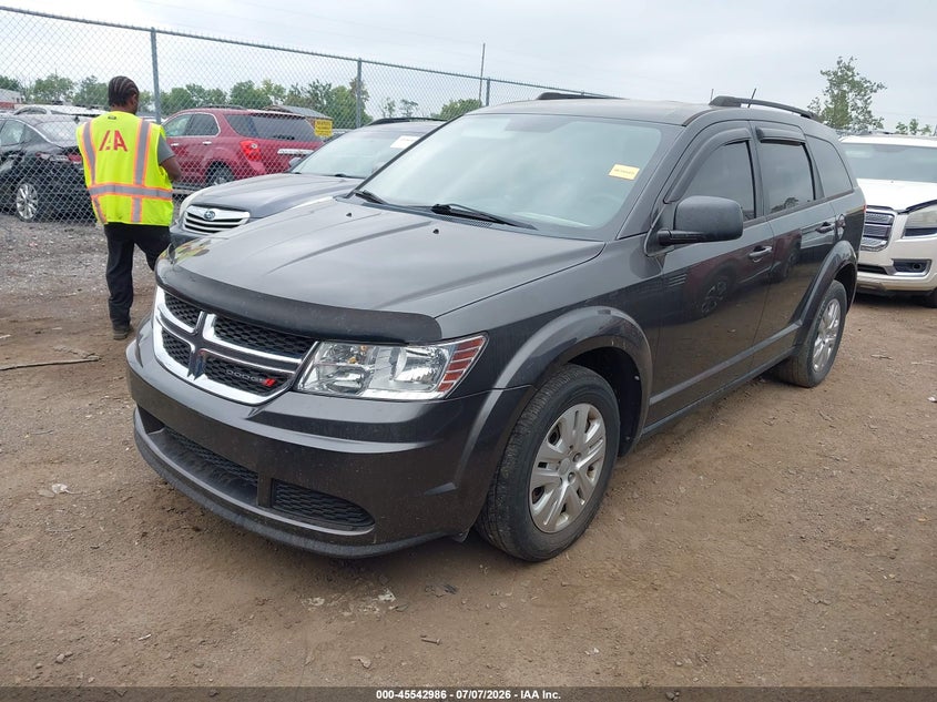 2016 Dodge Journey, Правый зад, IAAI, VIN 3C4PDCAB8GT151881 — фото 2
