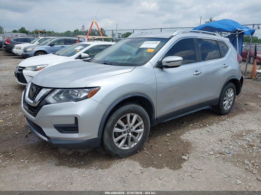 2020 Nissan Rogue, Rear, IAAI, VIN KNMAT2MV2LP523223 — photo 2