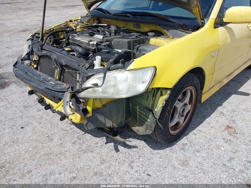 2003 Mitsubishi Lancer Oz Rally VIN: JA3AJ86E43U010299 Lot: 45543036