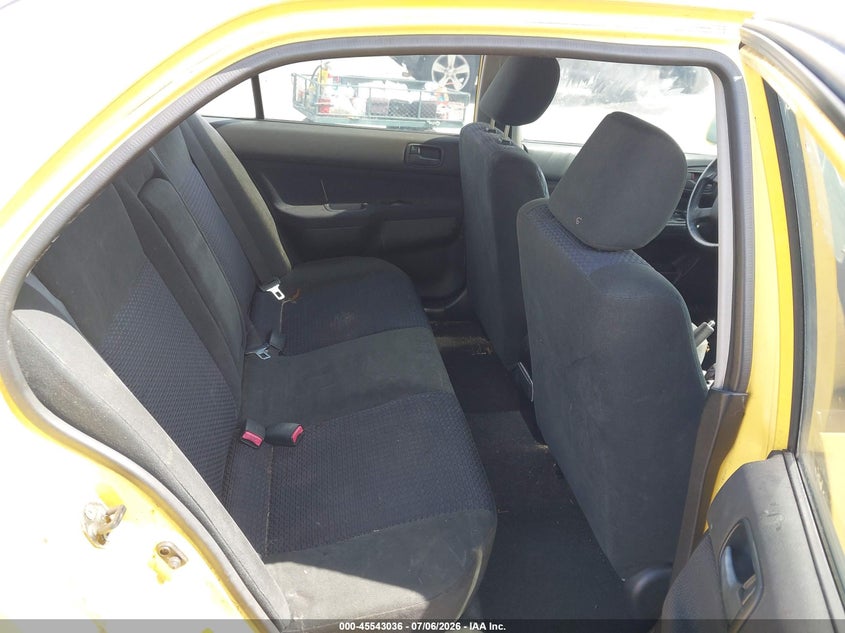 2003 Mitsubishi Lancer Oz Rally VIN: JA3AJ86E43U010299 Lot: 45543036