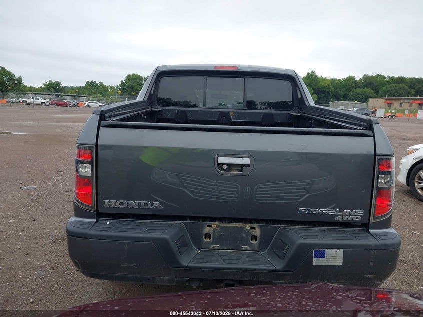 2013 Honda Ridgeline Rts VIN: 5FPYK1F42DB002408 Lot: 45543043