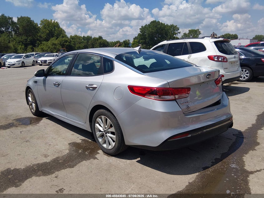 Vin: 5xxgt4l34gg059922, lot: 46041314, kia optima lx 20163