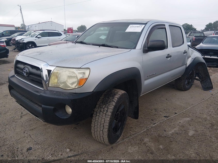 2008 Toyota Tacoma Prerunner V6, Удар ззаду, IAAI, VIN 5TEJU62N58Z587425 — фото 2