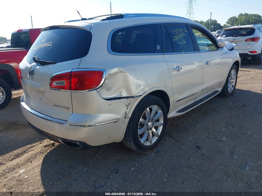 Vin: 5gakvckd5ej271893, lot: 46041325, buick enclave premium 20144