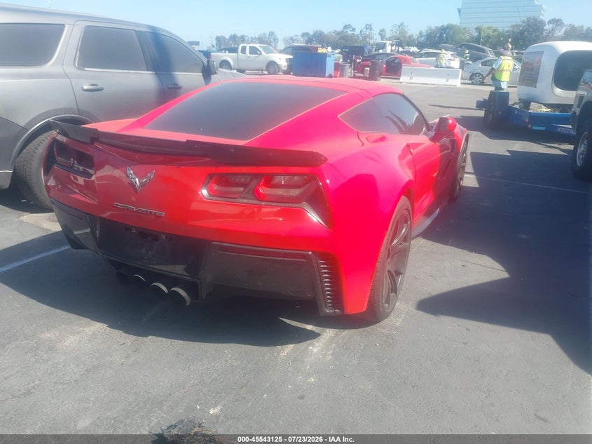 Vin: 1g1yw2d76h5106464, lot: 46041394, chevrolet corvette grand sport 20174