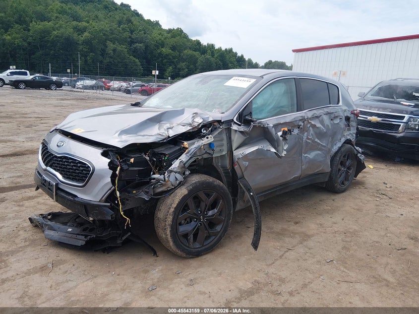2022 Kia Sportage Lx, Left Side, IAAI, VIN KNDPM3AC4N7956738 — photo 2
