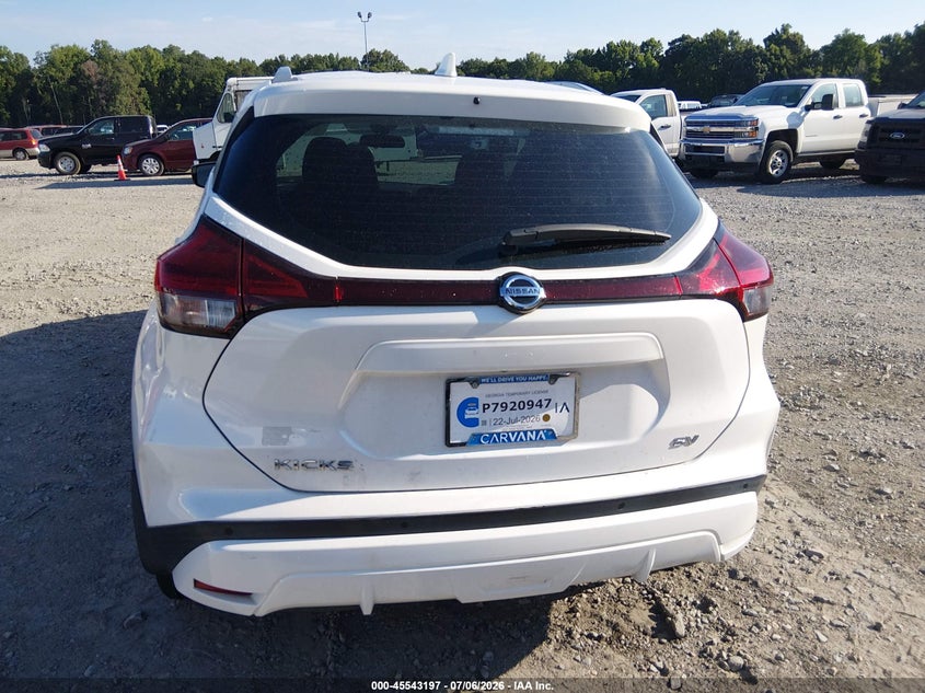 2021 Nissan Kicks Sv Xtronic Cvt VIN: 3N1CP5CV7ML523833 Lot: 45543197