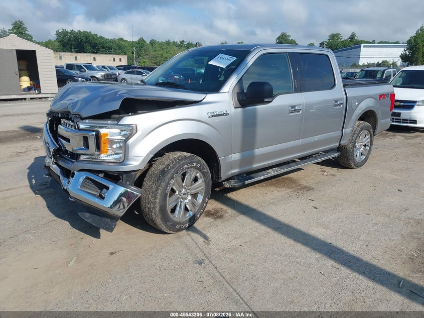 2020 Ford F-150 Xlt, Front End, IAAI, VIN 1FTEW1E47LKE89690 — photo 2