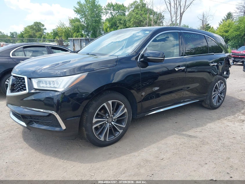 2020 Acura MDX, Левый зад, IAAI, VIN 5J8YD4H52LL026053 — фото 2