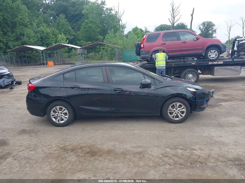 2019 Chevrolet Cruze Ls VIN: 1G1BC5SMXK7125622 Lot: 45543215