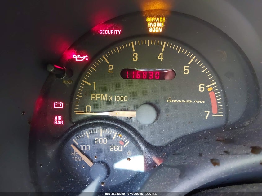 1999 Pontiac Grand Am Gt1 VIN: 1G2NW12EXXM801111 Lot: 45543222