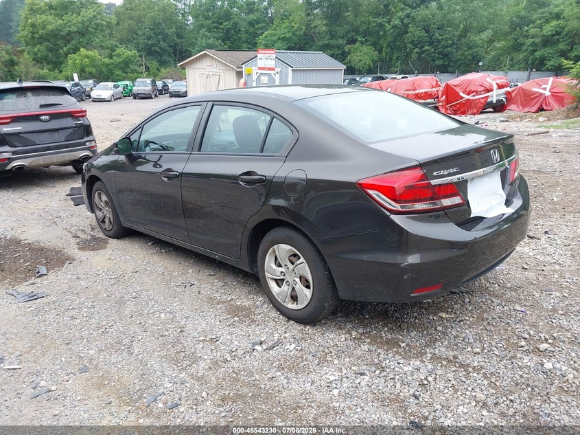 2013 HONDA CIVIC SEDAN 1.8L I-4 VVT, 140HP