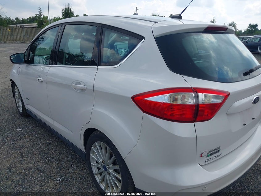 Vin: 1fadp5cu8dl541879, lot: 46041500, ford c-max energi sel 20133