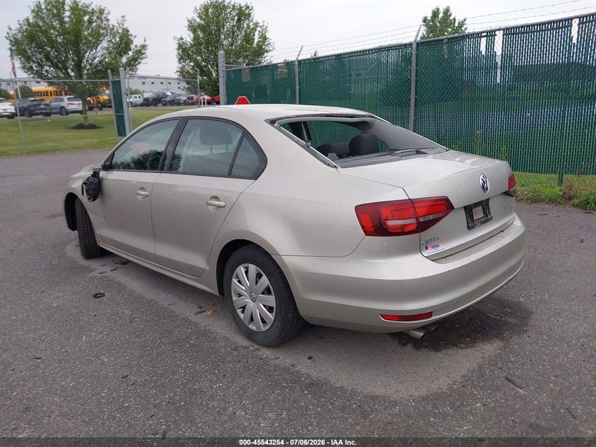 2016 VOLKSWAGEN JETTA auction photo 3