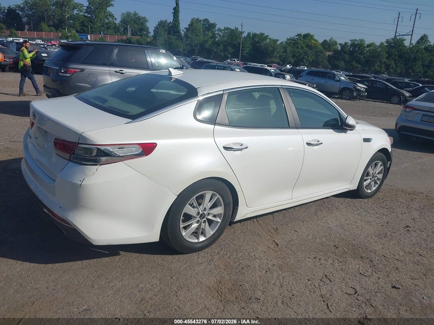 Vin: knagt4l32g5098591, lot: 46041545, kia optima lx 20164