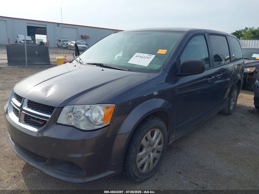 Vin: 2c4rdgbg8jr161850, lot: 46041566, dodge grand caravan se 20182