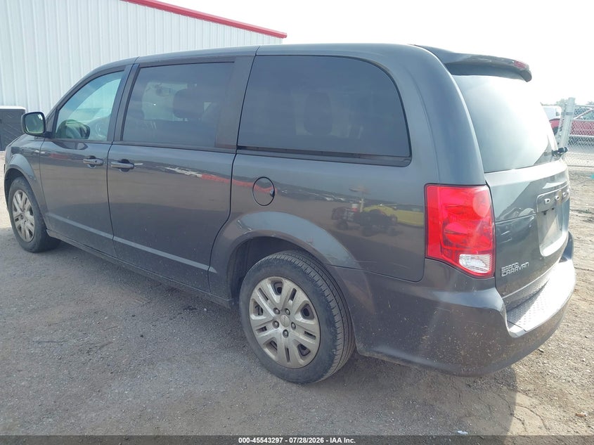 Vin: 2c4rdgbg8jr161850, lot: 46041566, dodge grand caravan se 20183
