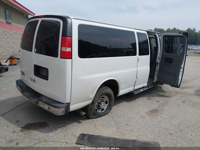 Vin: 1gazg1ff6f1276196, lot: 46041585, chevrolet express 3500 lt 20154