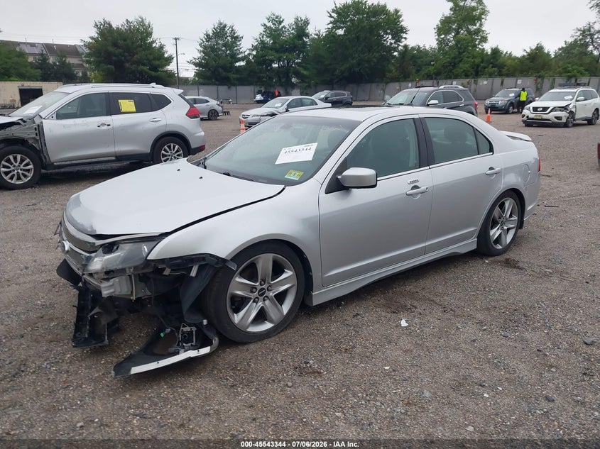 Vin: 3fahp0kc2br199051, lot: 46041612, ford fusion sport 20112