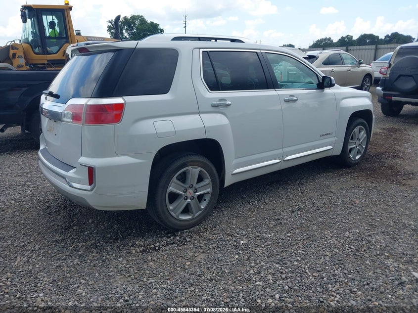 Vin: 2gkalrek3h6153313, lot: 46041623, gmc terrain denali 20174