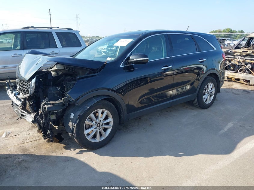 2019 Kia Sorento, Удар спереду, IAAI, VIN 5XYPG4A35KG570955 — фото 2