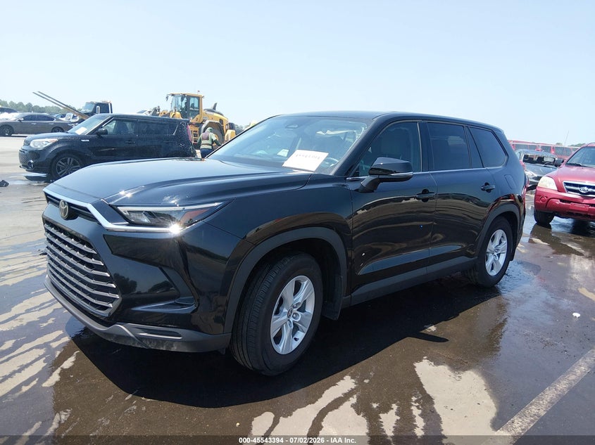 Vin: 5tdacab59ss038384, lot: 46041663, toyota grand highlander hybrid le 20252