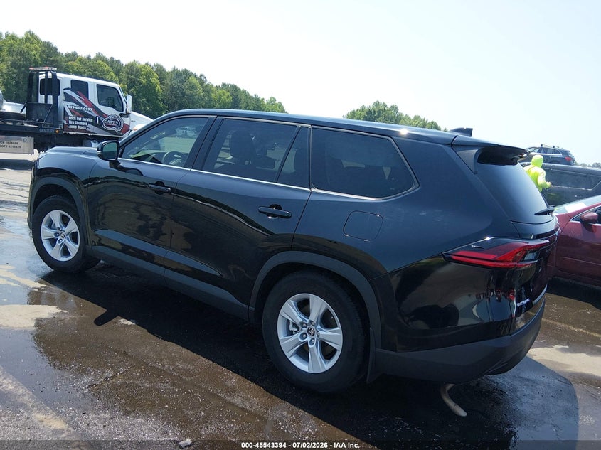 Vin: 5tdacab59ss038384, lot: 46041663, toyota grand highlander hybrid le 20253