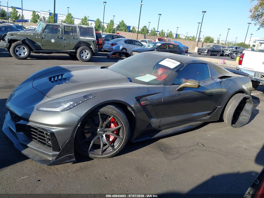 2018 Chevrolet Corvette Z06 VIN: 1G1YS2D6XJ5601419 Lot: 45543403