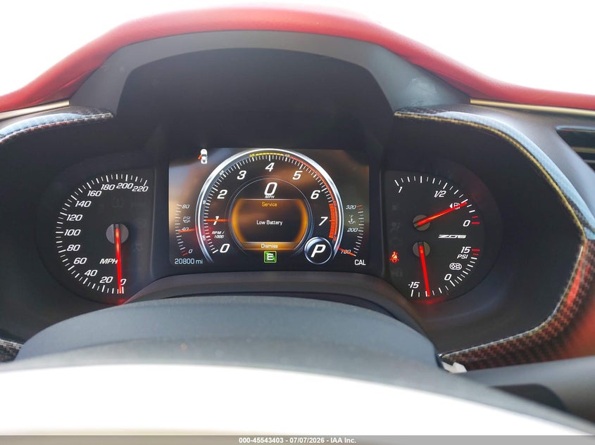 2018 Chevrolet Corvette Z06 VIN: 1G1YS2D6XJ5601419 Lot: 45543403