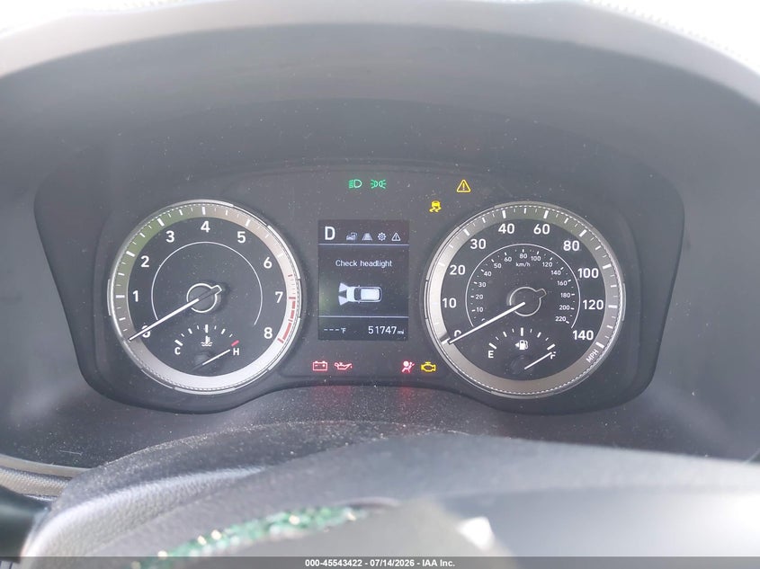 2020 Hyundai Venue Sel VIN: KMHRC8A36LU029694 Lot: 45543422