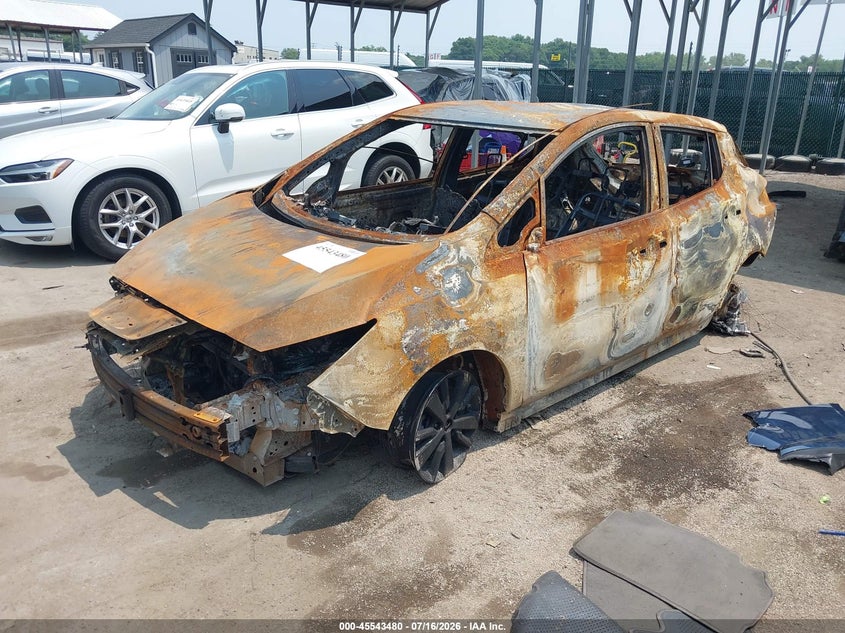 Vin: 1n4bz1bvxmc554086, lot: 46041749, nissan leaf s plus 62 kwh 20212