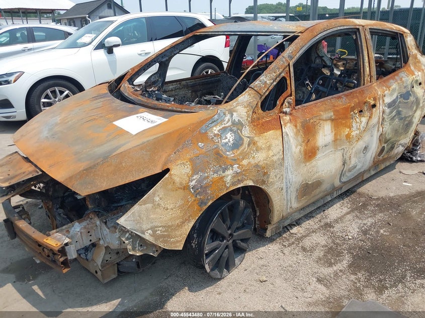 2021 Nissan Leaf S Plus 62 Kwh VIN: 1N4BZ1BVXMC554086 Lot: 45543480