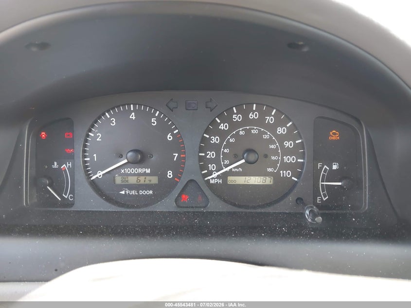 2001 TOYOTA COROLLA auction photo 7