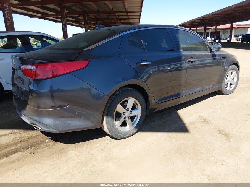 Vin: knagm4a75f5621622, lot: 46041769, kia optima lx 20154