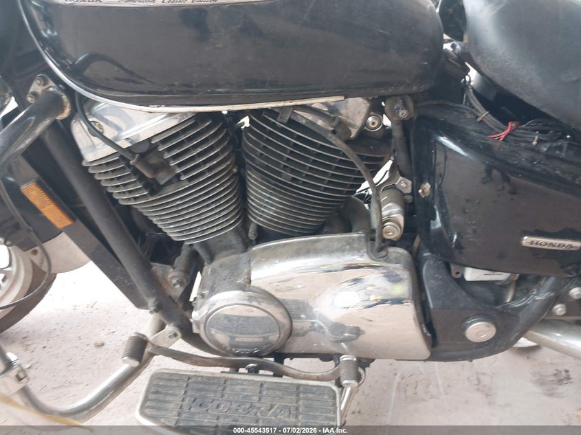 1998 Honda Vt1100 Ct VIN: 1HFSC3706WA001654 Lot: 45543517