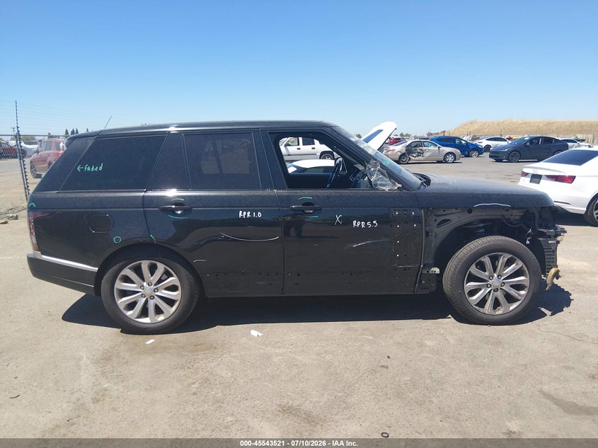 2016 Land Rover Range Rover 3.0L V6 Turbocharged Diesel Hse Td6 VIN: SALGS2KF7GA294855 Lot: 45543521