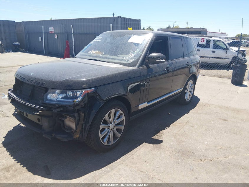 2016 Land Rover Range Rover, Front End, IAAI, VIN SALGS2KF7GA294855 — photo 2