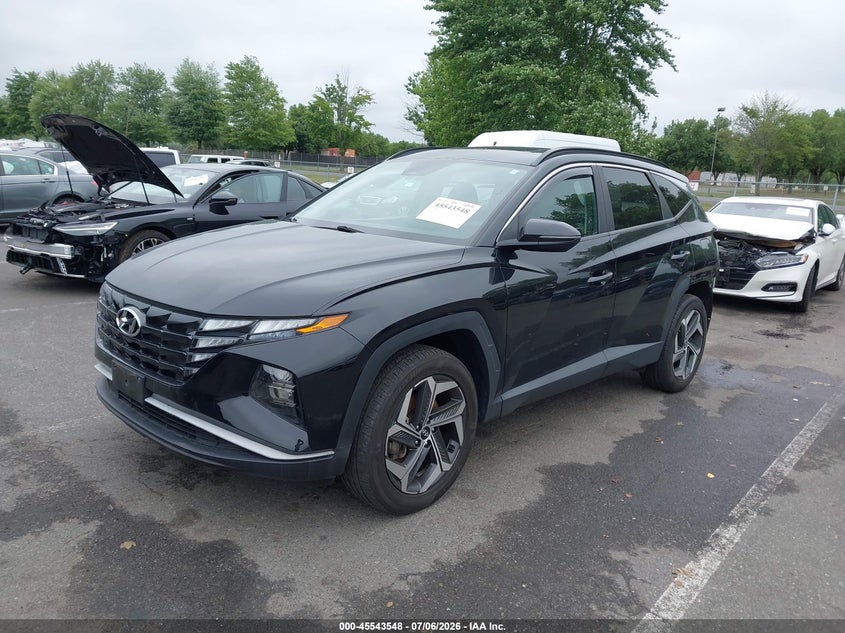 2022 Hyundai Tucson Sel, Rear, IAAI, VIN 5NMJFCAE4NH058893 — photo 2