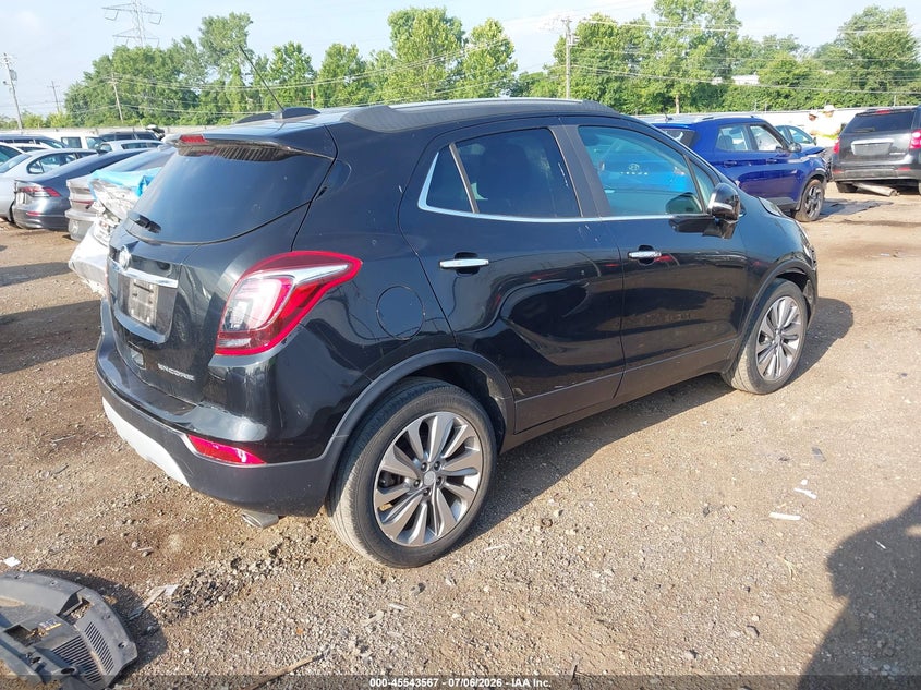 Vin: kl4cjasbxkb891883, lot: 46041836, buick encore fwd preferred 20194