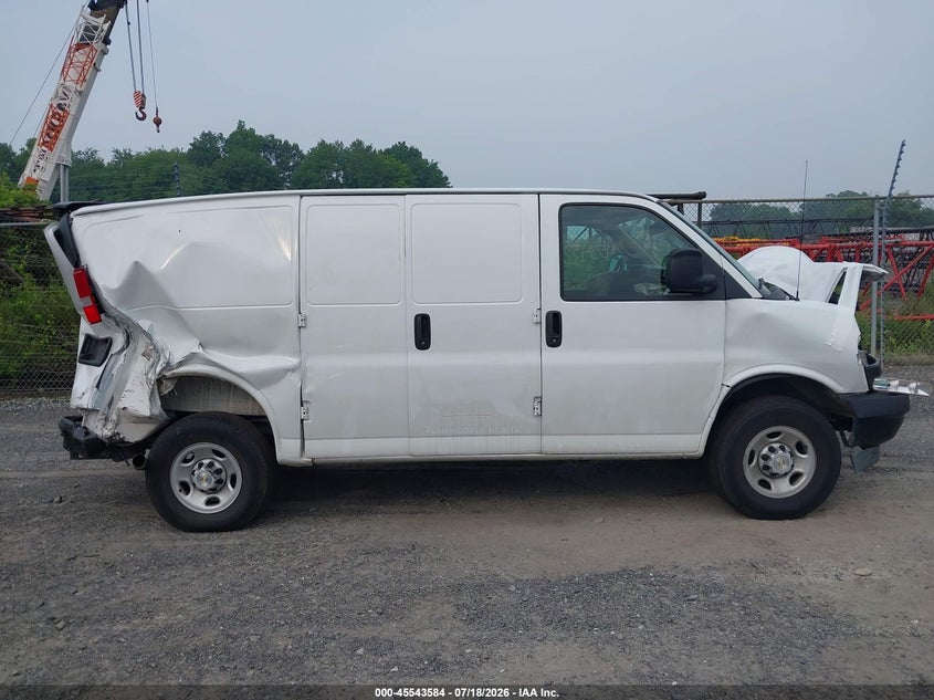 2025 Chevrolet Express Cargo Rwd 2500 Regular Wheelbase Wt VIN: 1GCWGAFP5S1265526 Lot: 45543584