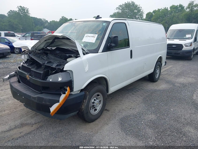 Vin: 1gcwgafp5s1265526, lot: 46041853, chevrolet express cargo rwd 2500 regular wheelbase wt 20252