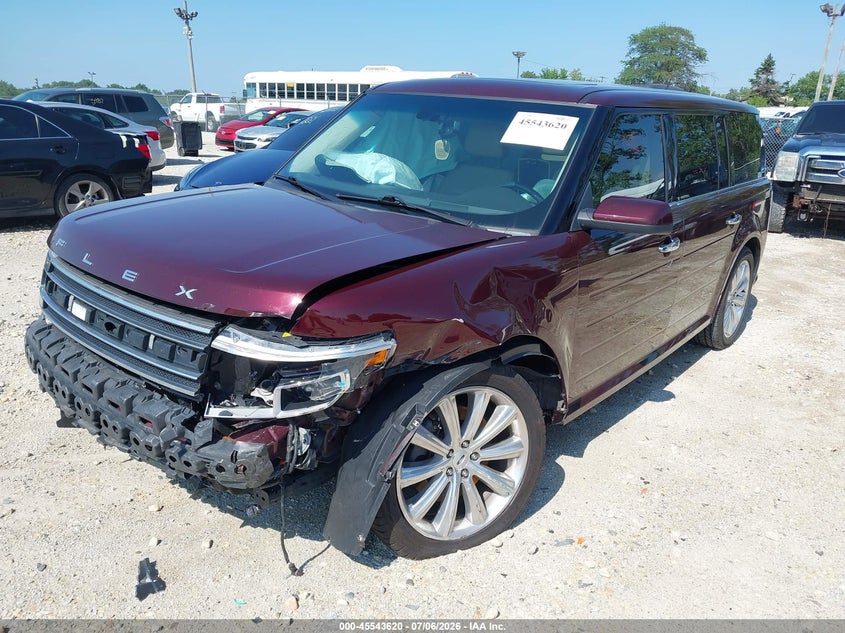 Vin: 2fmgk5d8xjba07748, lot: 46041889, ford flex limited 20182