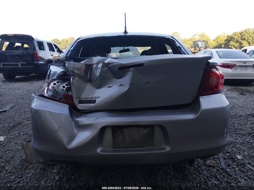2013 Dodge Avenger Se VIN: 1C3CDZAB5DN562074 Lot: 45543623
