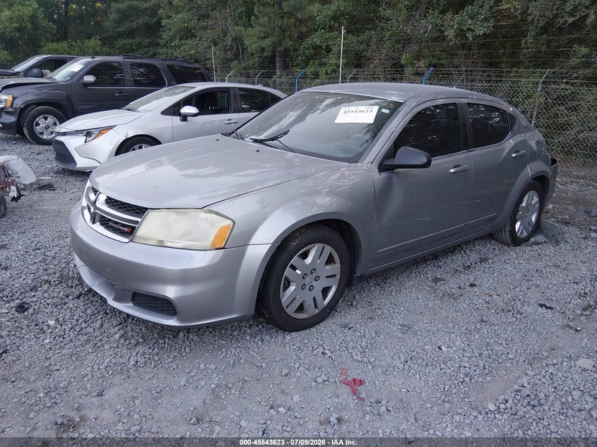 Vin: 1c3cdzab5dn562074, lot: 46041892, dodge avenger se 20132